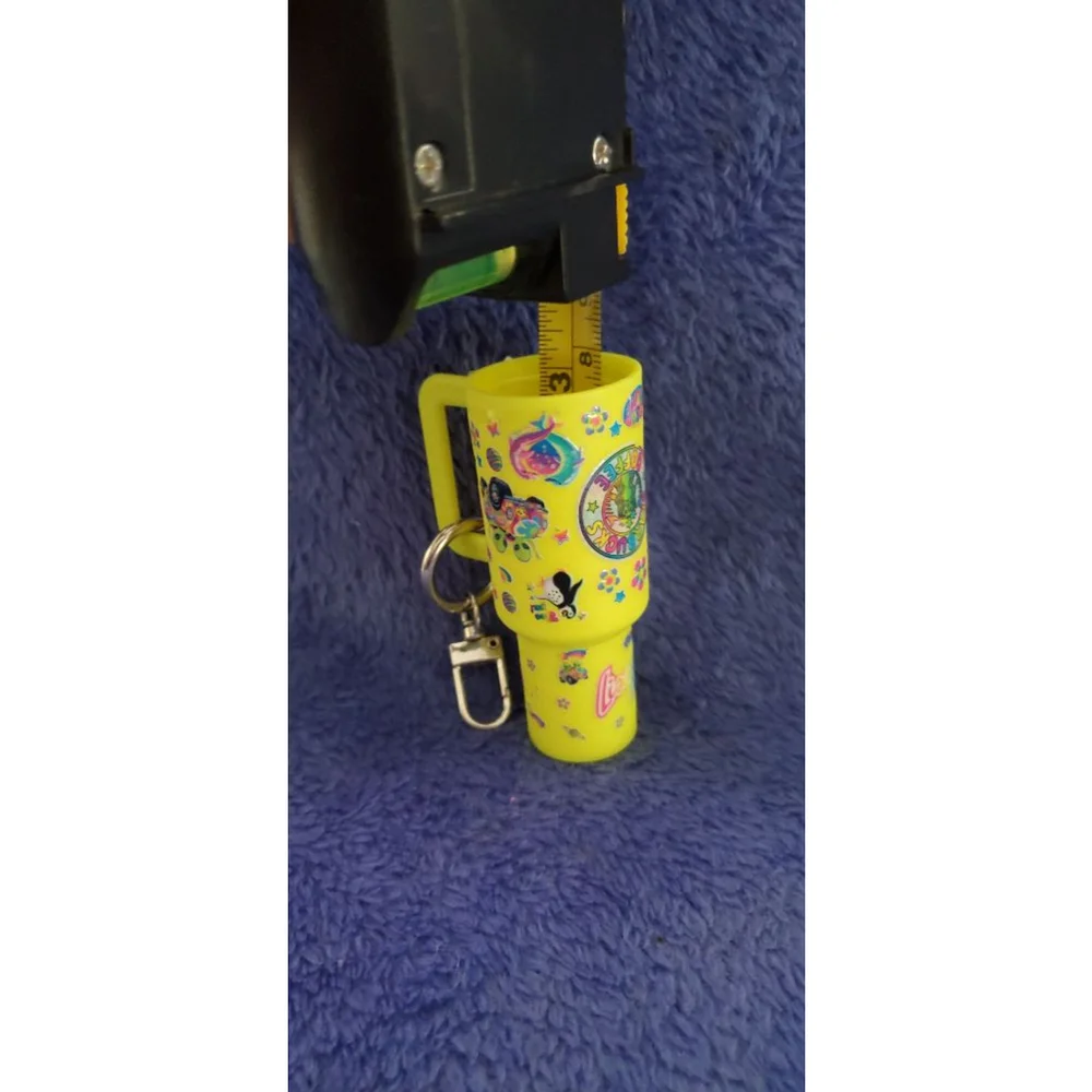 Starbucks Yellow Multi-color Tumbler Keychain
